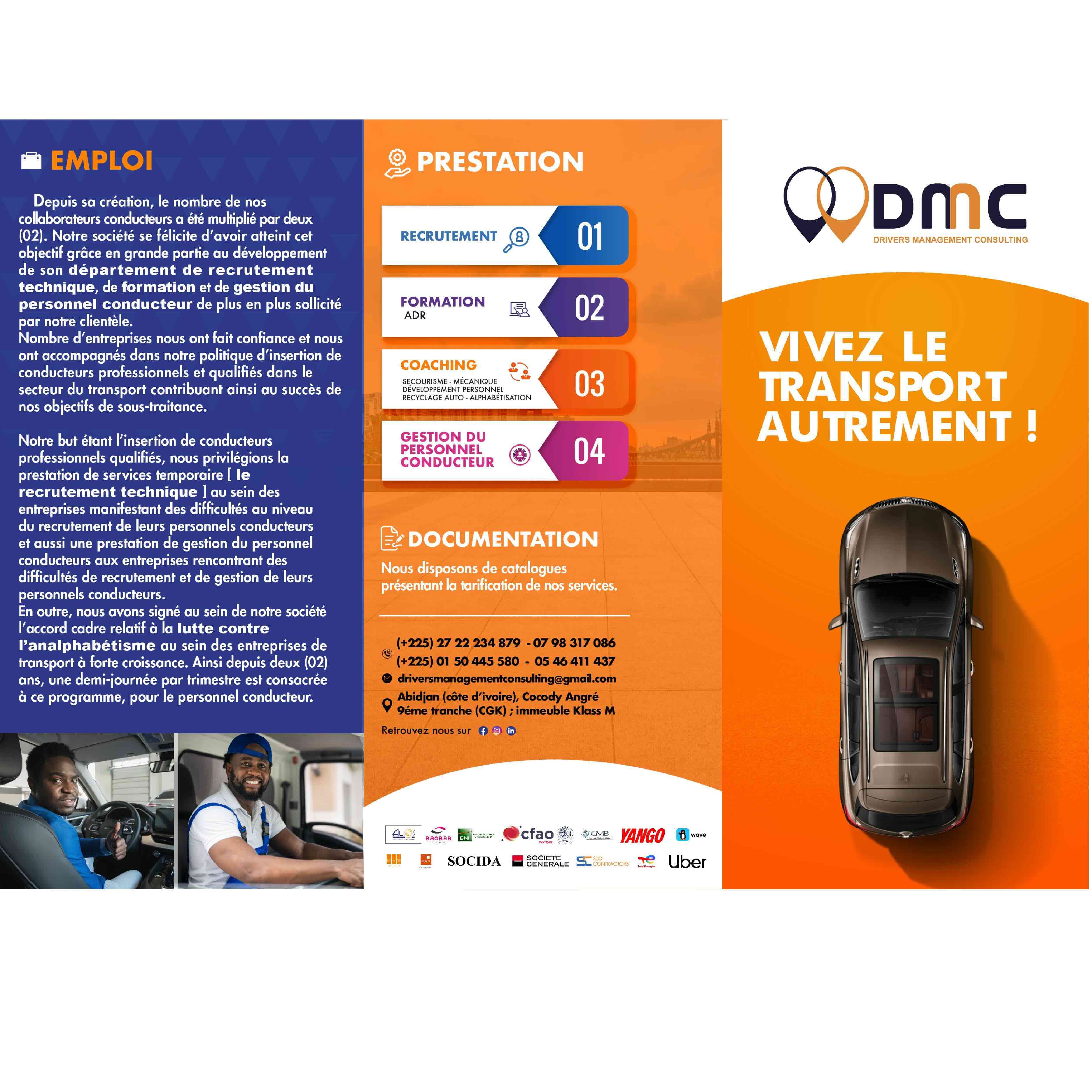 DMC SARL Plaquette